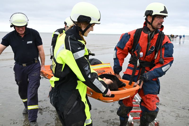 Feuerwehrleute im Einsatz